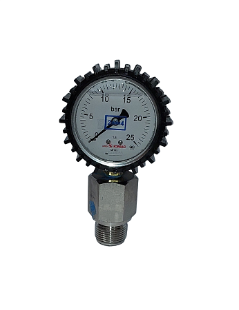 Манометр 25 бар с мембранным разделителем сред 