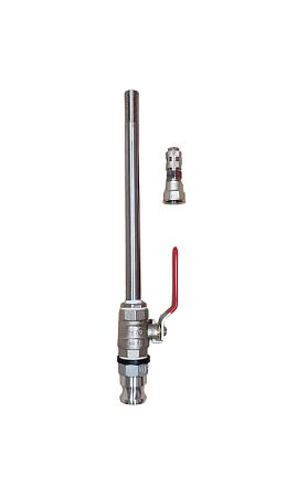 Насадка брс-трубка под серый пакер, камлок 1, заполнение пустот