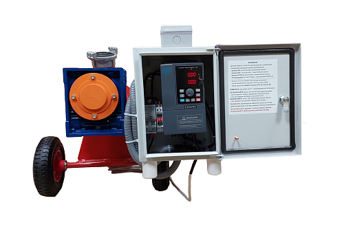 Инъекционный шнековый насос Титан-Профи-ДМБ-У, дистанционное управление, стальной бункер